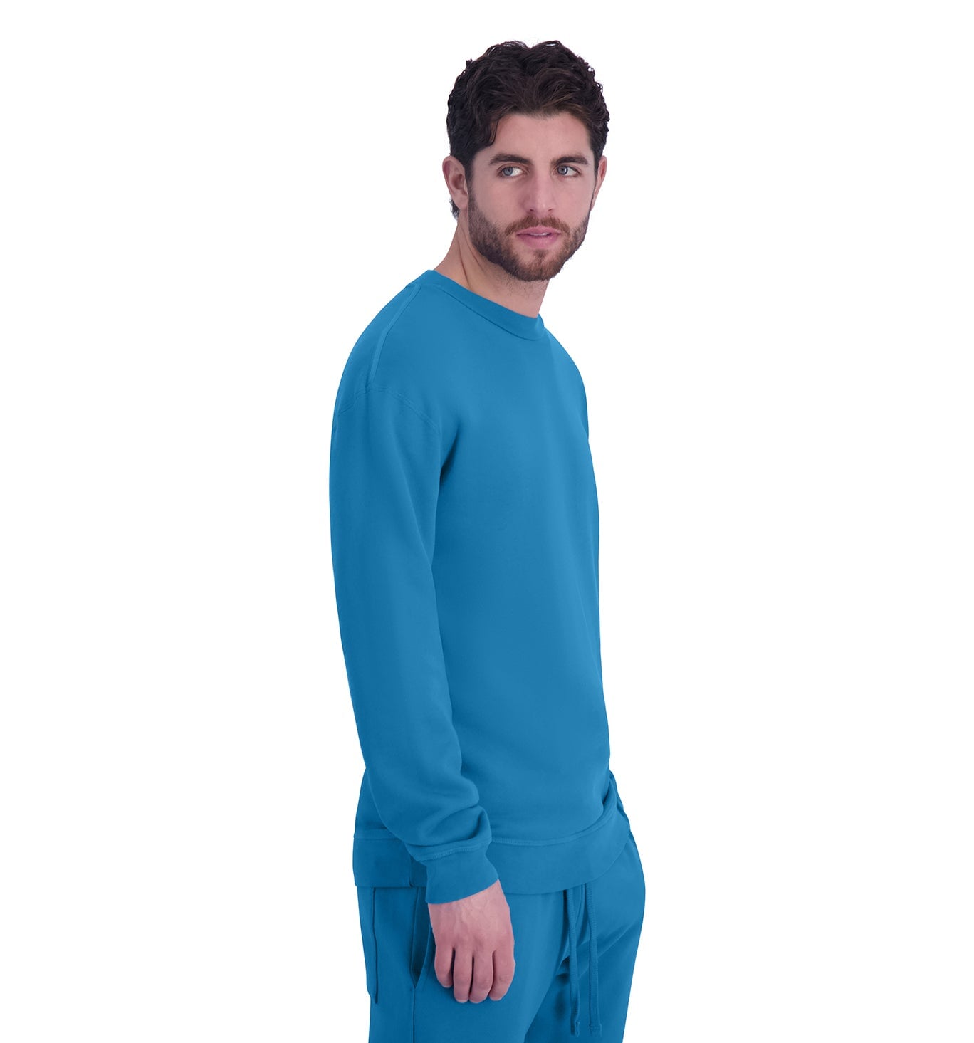 Venice Terry Sweatshirt | Mykonos Blue