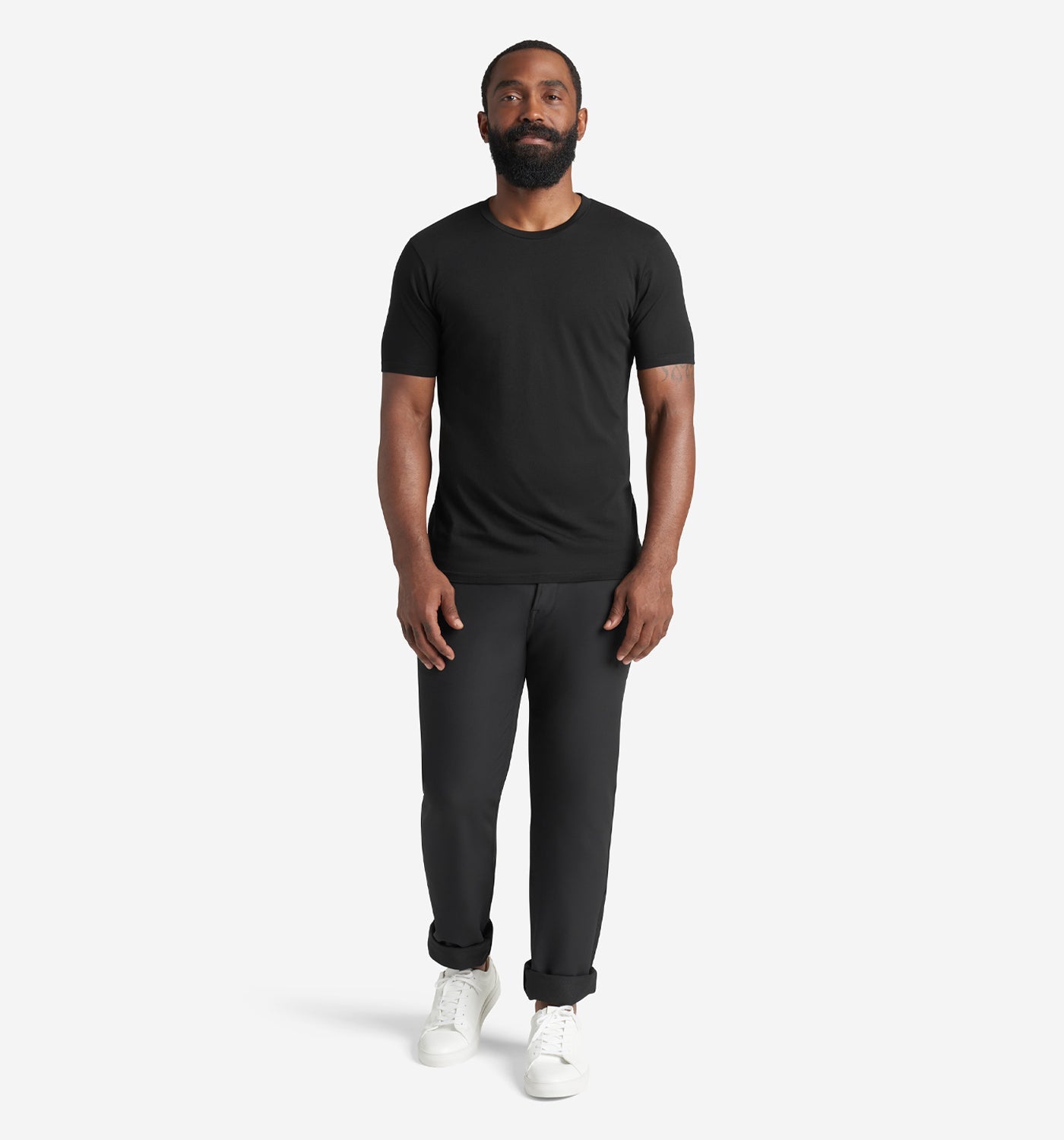 Supima Classic Crew Neck T-Shirt | Black | Goodlife