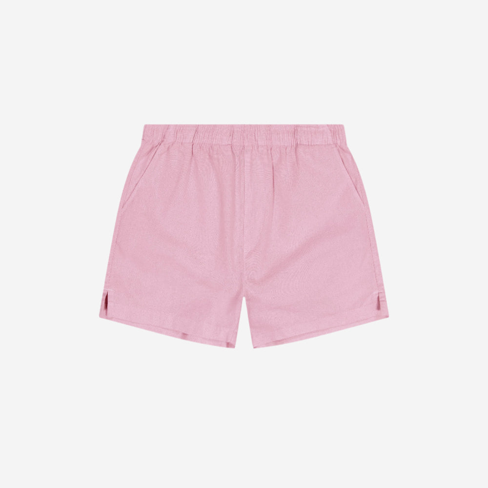 essential linen short candy pink