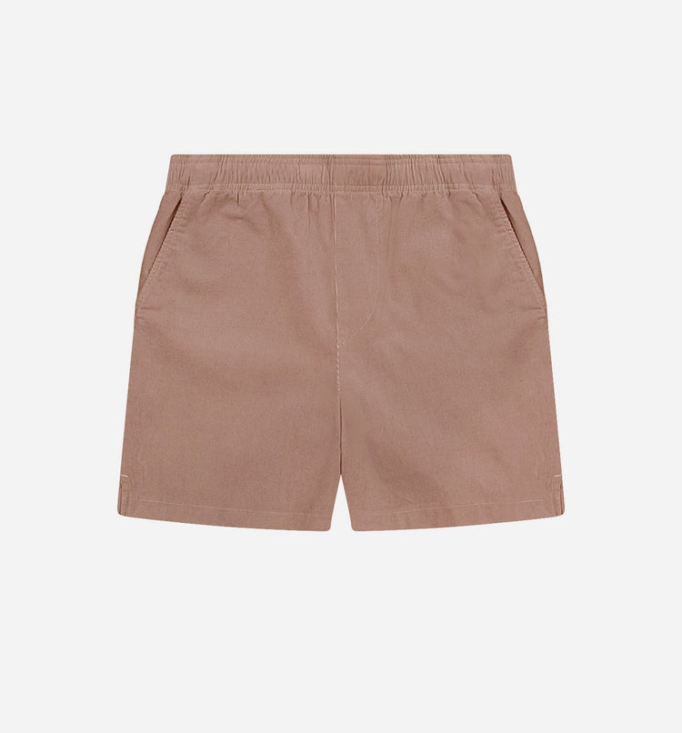 stretch corduroy short timberwolf