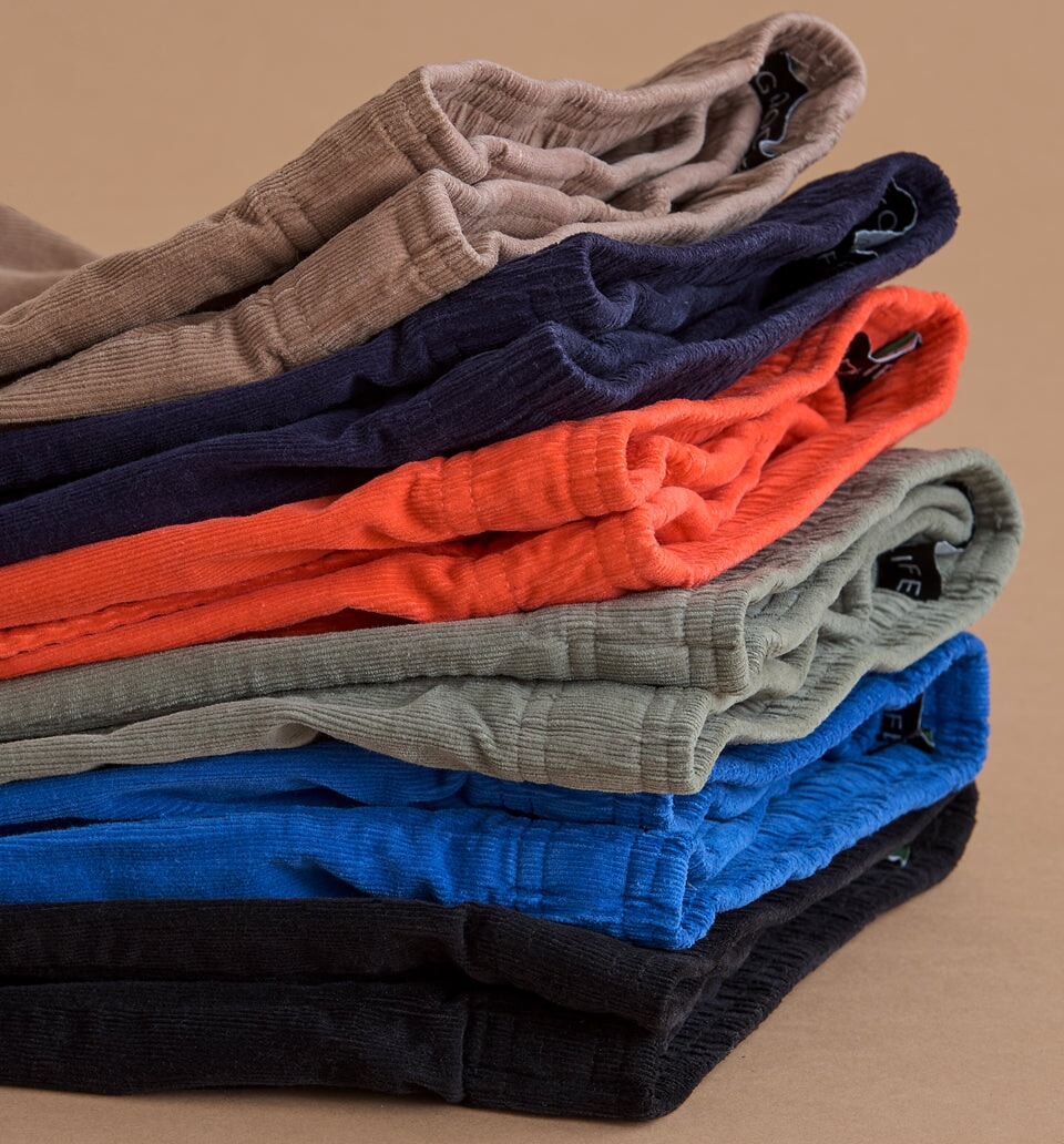 stretch corduroy short midnight