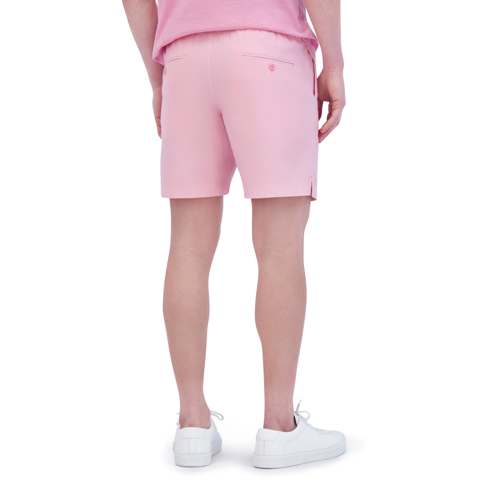 Essential Linen Short | Candy Pink