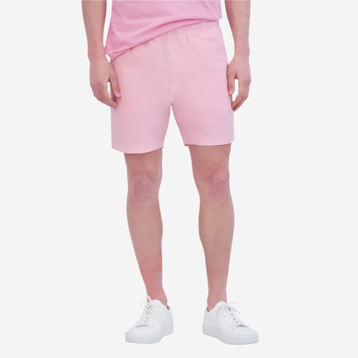 essential linen short candy pink