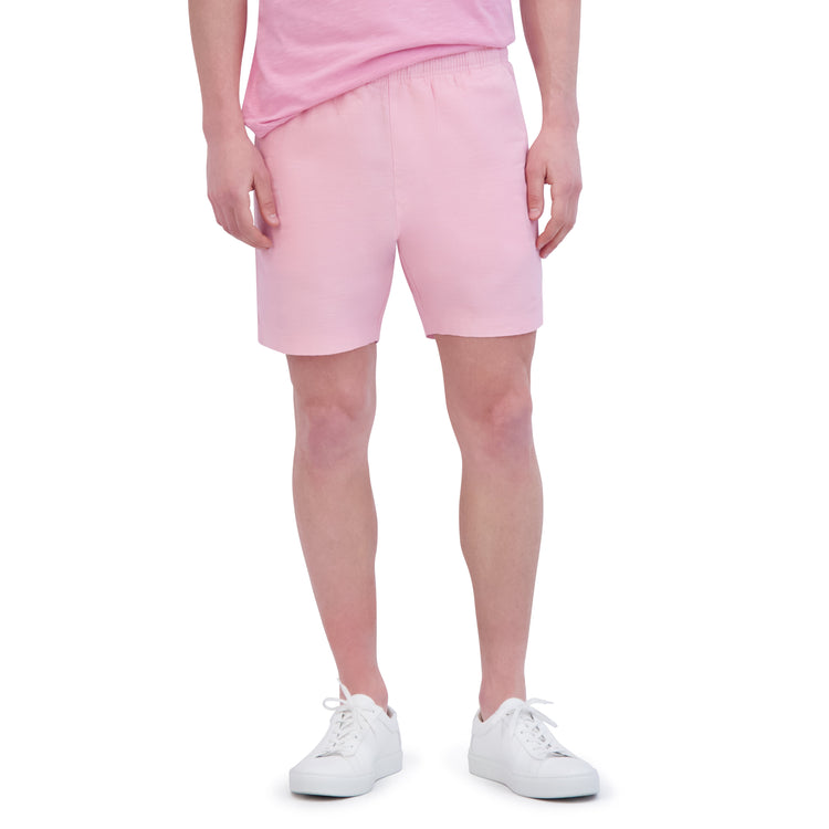 essential linen short candy pink