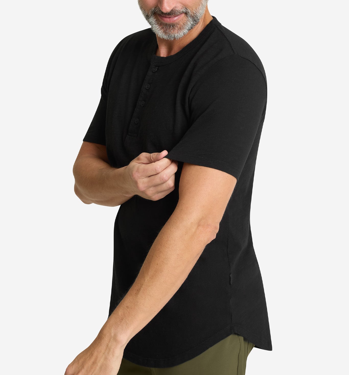 Slub Scallop Henley – Goodlife