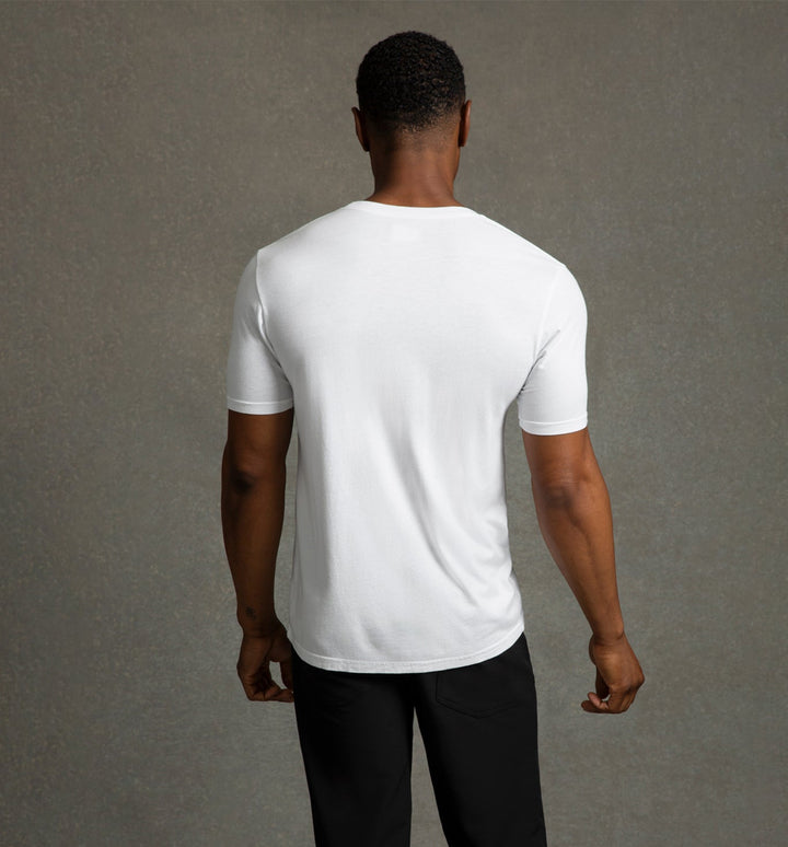 supima classic crew white