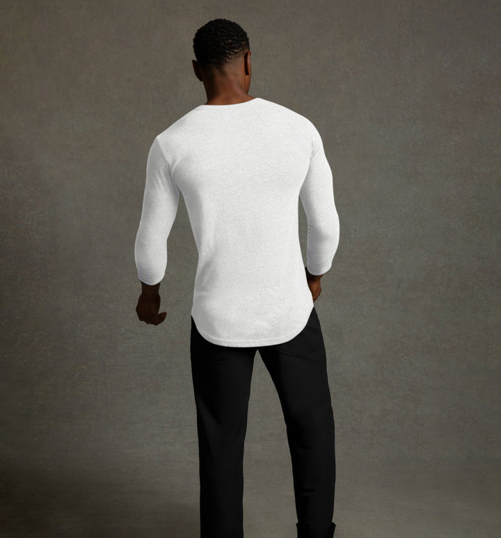 new tri blend ls scallop crew white