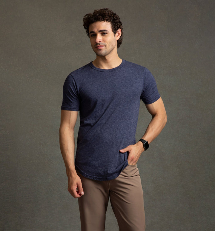 new tri blend scallop crew midnight