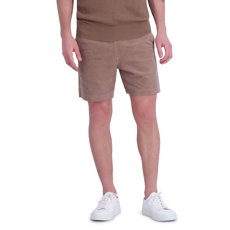 stretch corduroy short timberwolf