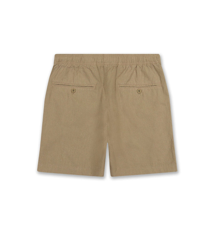 essential linen short timberwolf