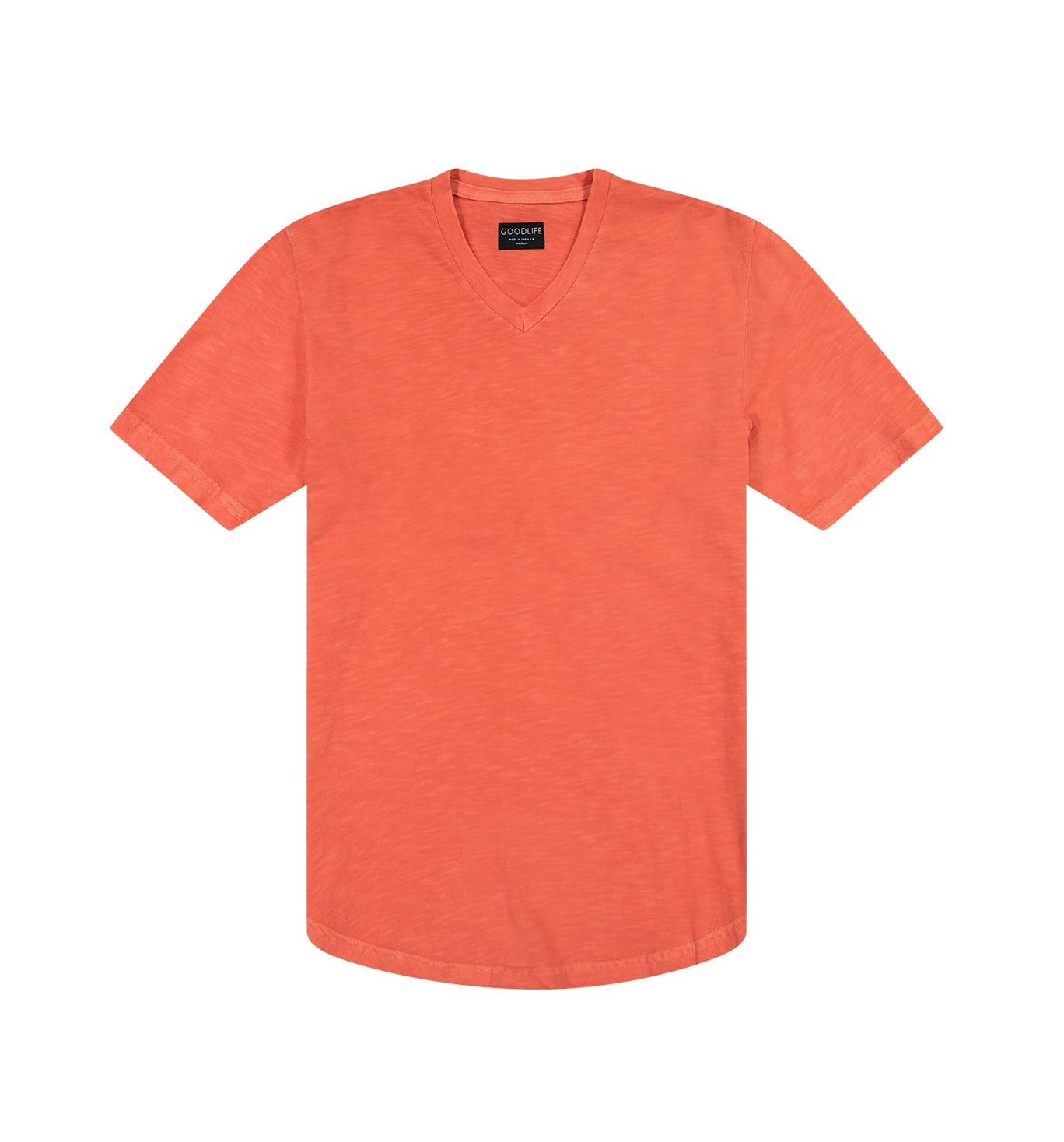 Sun-Faded Slub Scallop V | Goodlife Navy | Goodlife Clothing