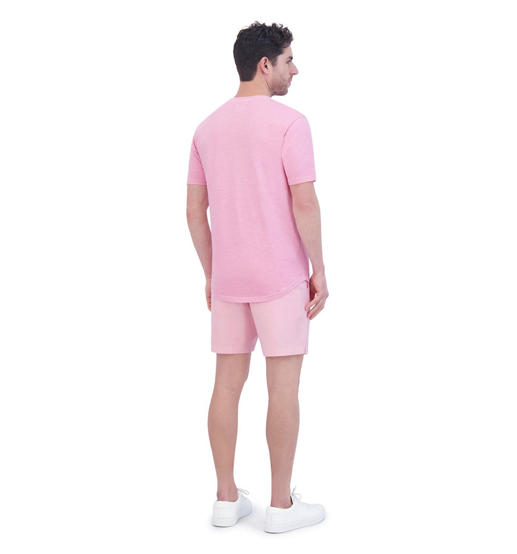 essential linen short candy pink