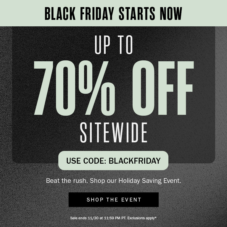 Black Friday sale advertisement with text overlay on a dark background