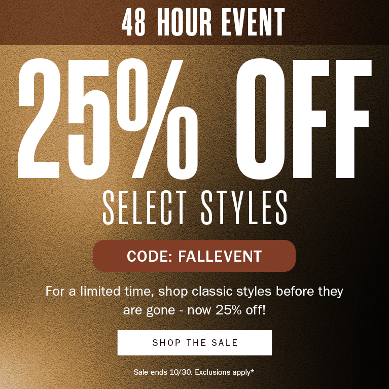 Promotional banner with 25% off discount for a limited time, featuring a code and call to action.