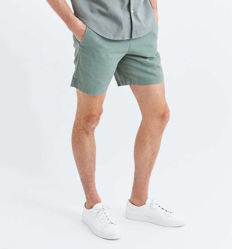 essential linen short laurel