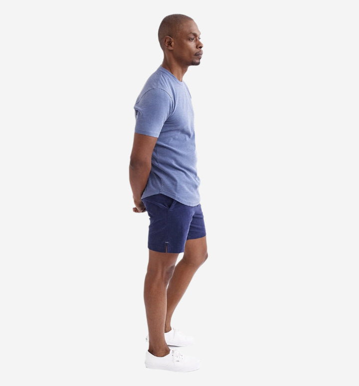 stretch corduroy short midnight