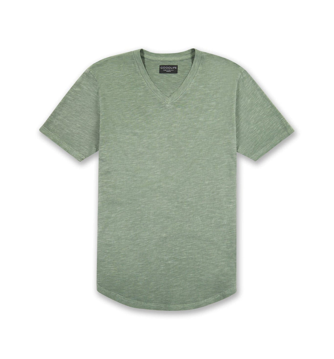 Slub Scallop V | White | Goodlife