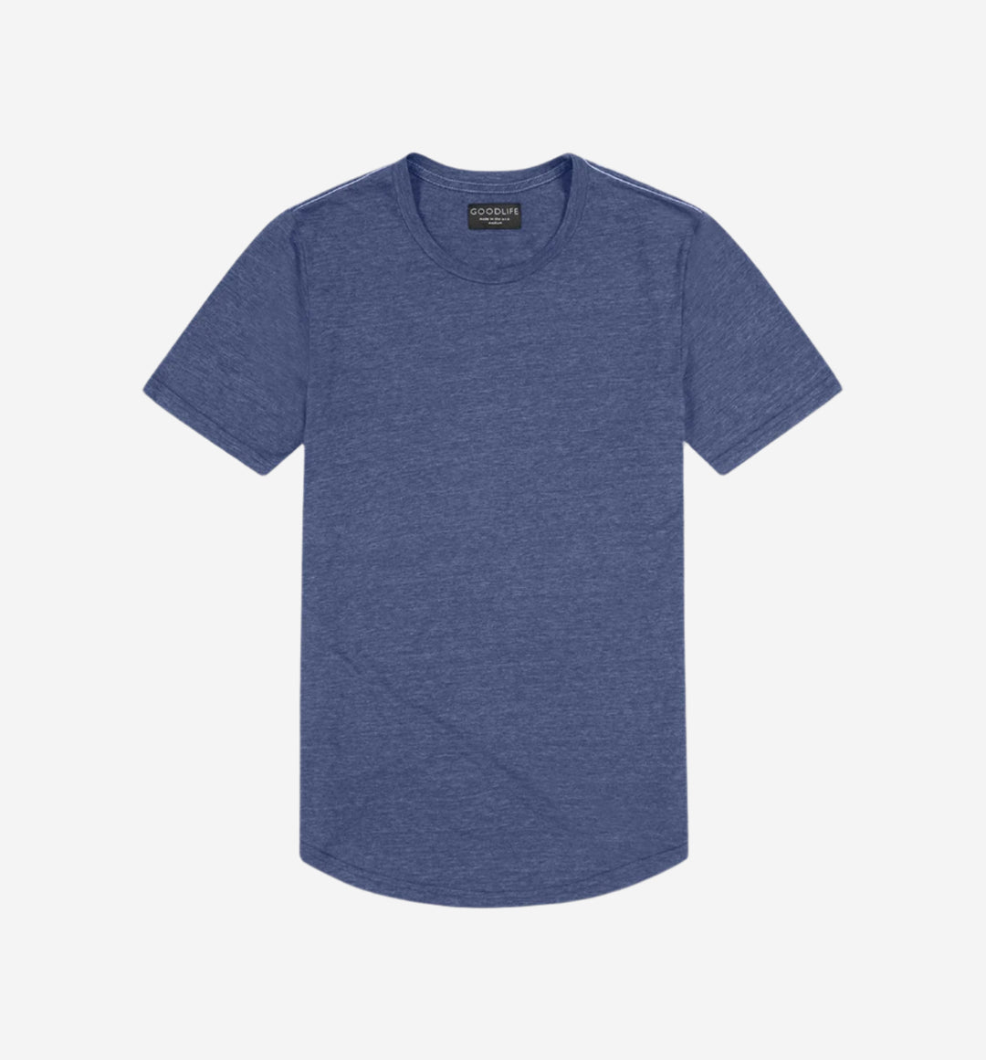 tri blend scallop crew  goodlife navy