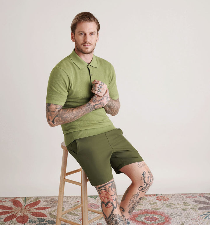 Mini Waffle Knit Polo