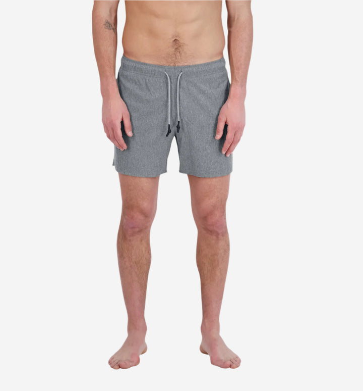 stretchtex volley swim short heather grey