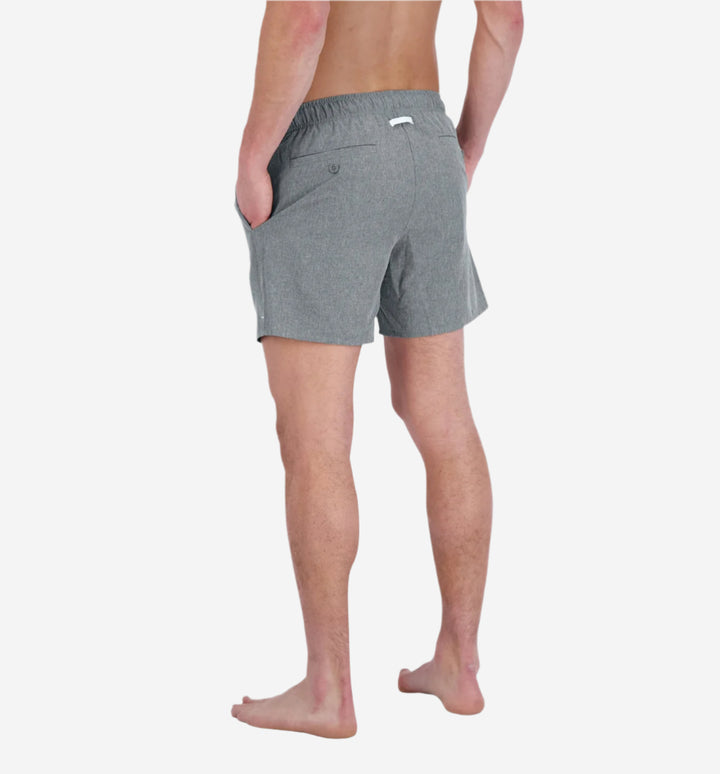 stretchtex volley swim short heather grey