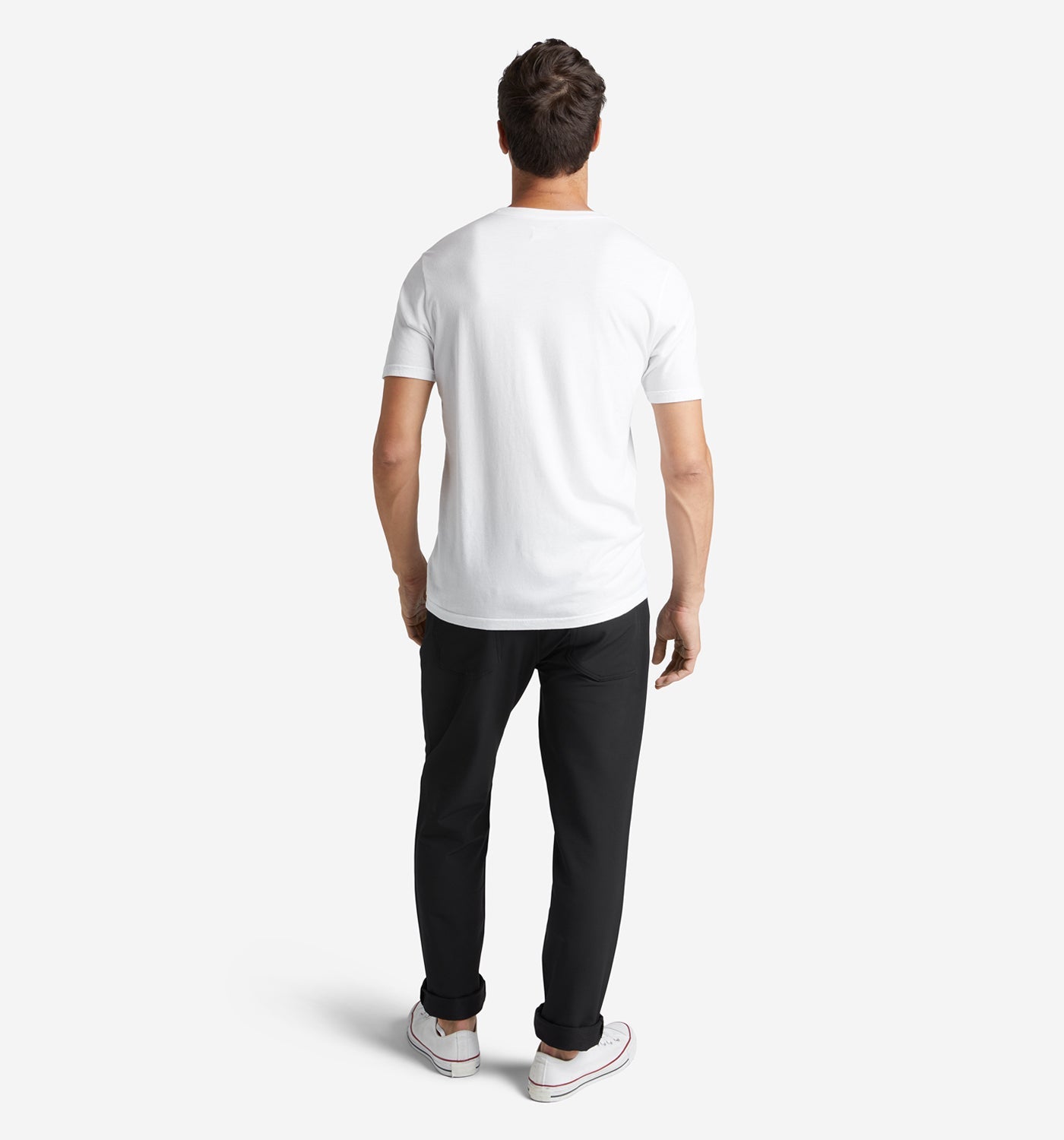 Supima Classic Crew | White | Mens White T-Shirt – Goodlife