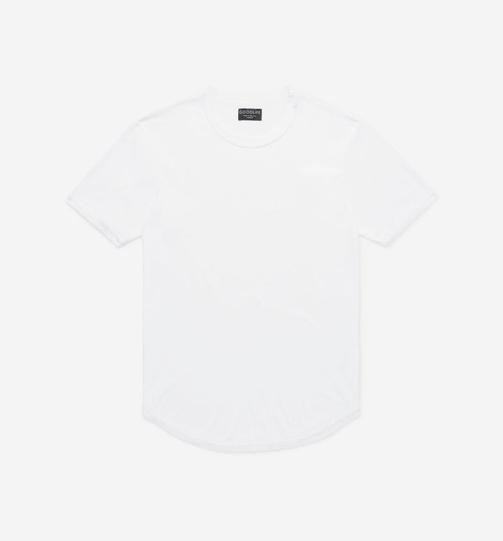 supima scallop crew white
