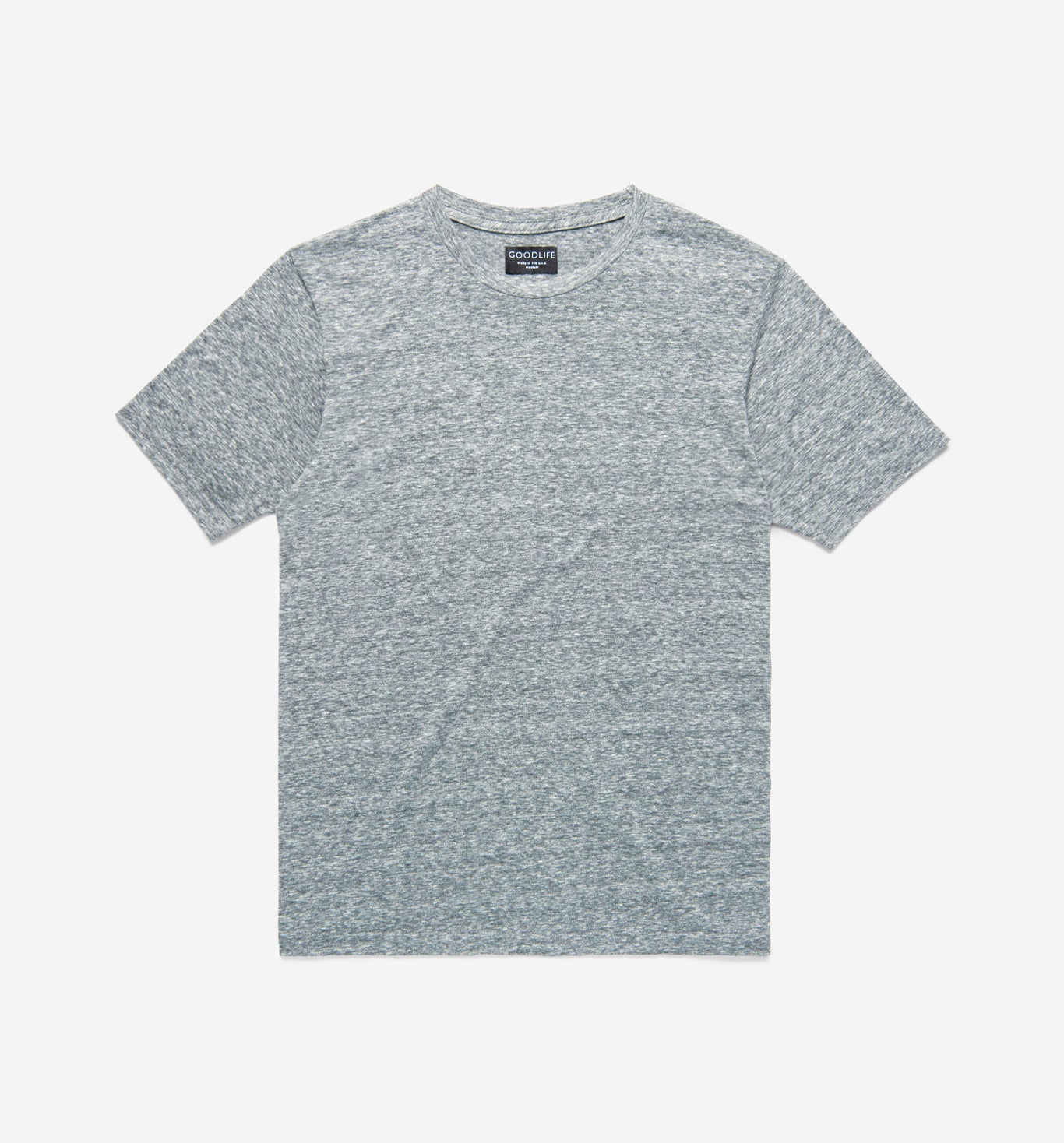 Tri-Blend Classic Crew Neck Shirt | Heather Grey | Goodlife