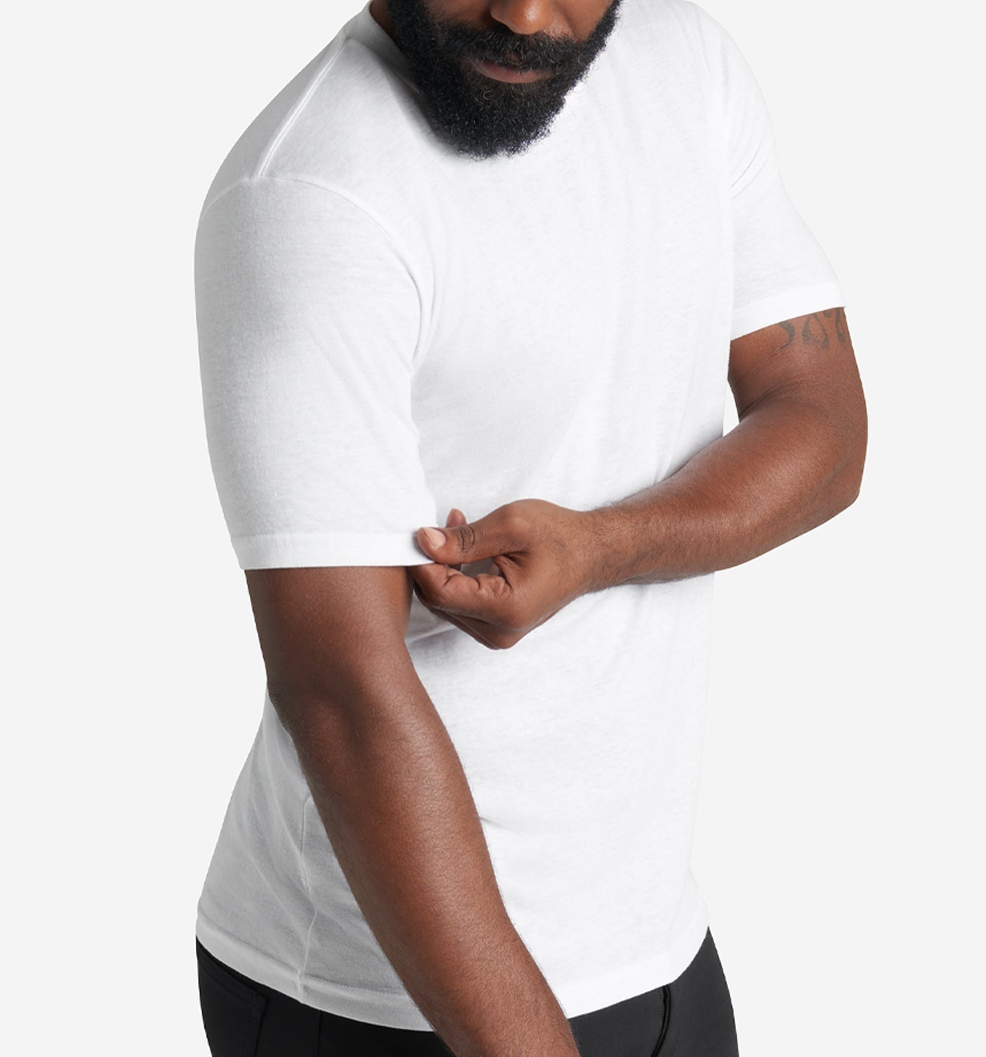 Tri-Blend Classic Crew | White