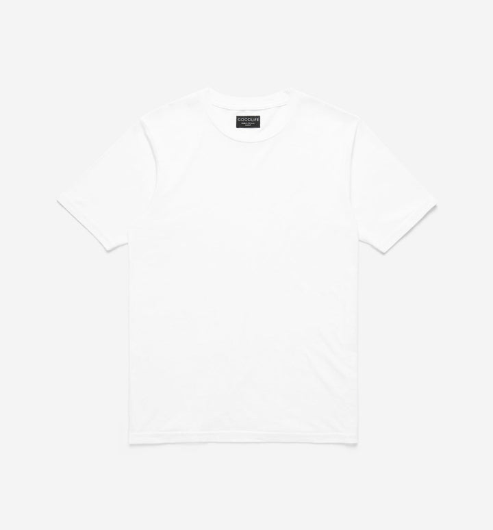 tri blend classic crew white