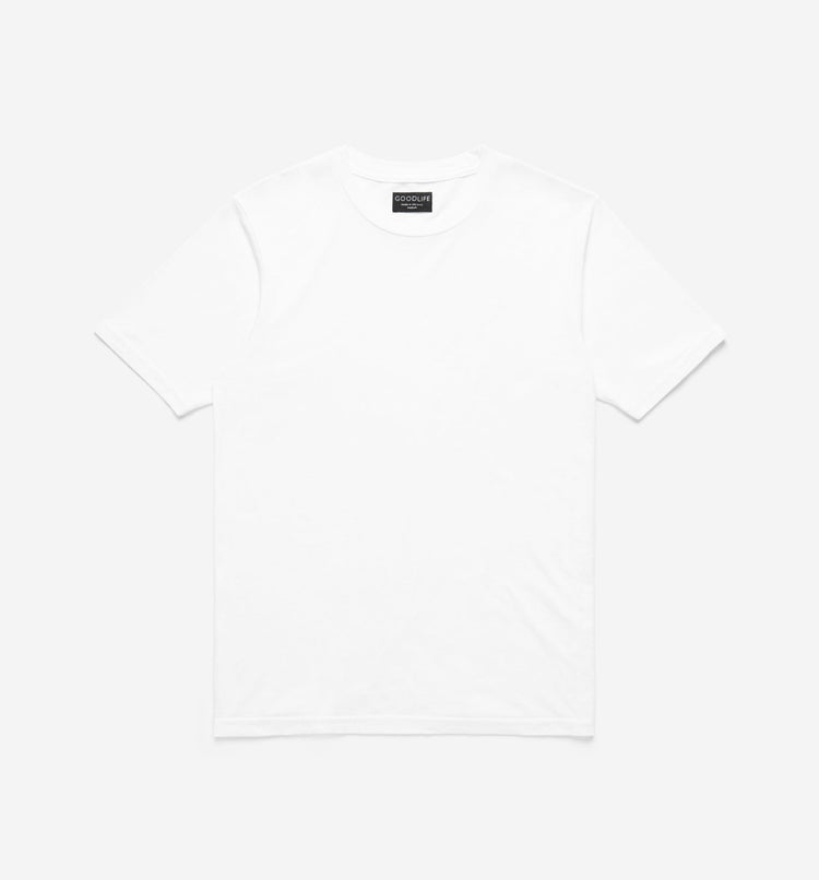 tri blend classic crew white