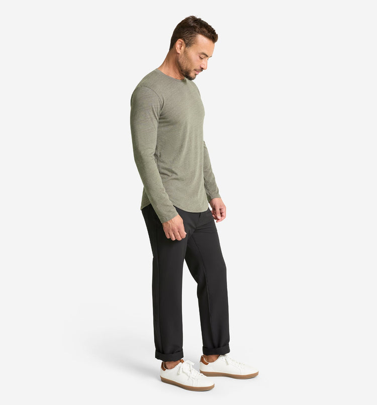 LS Tri-Blend Scallop Crew