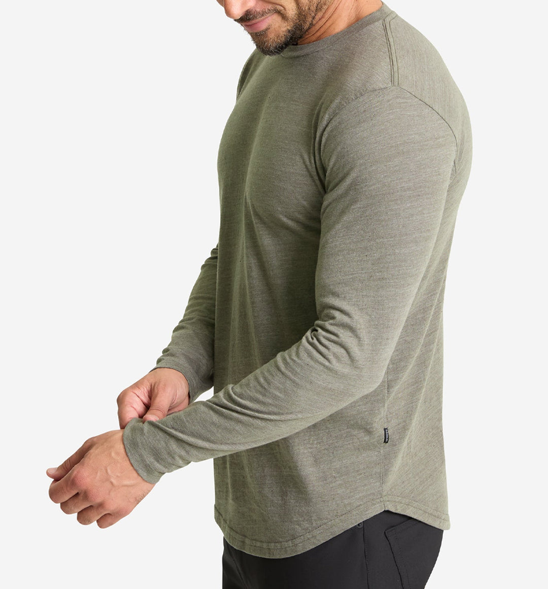 LS Tri-Blend Scallop Crew