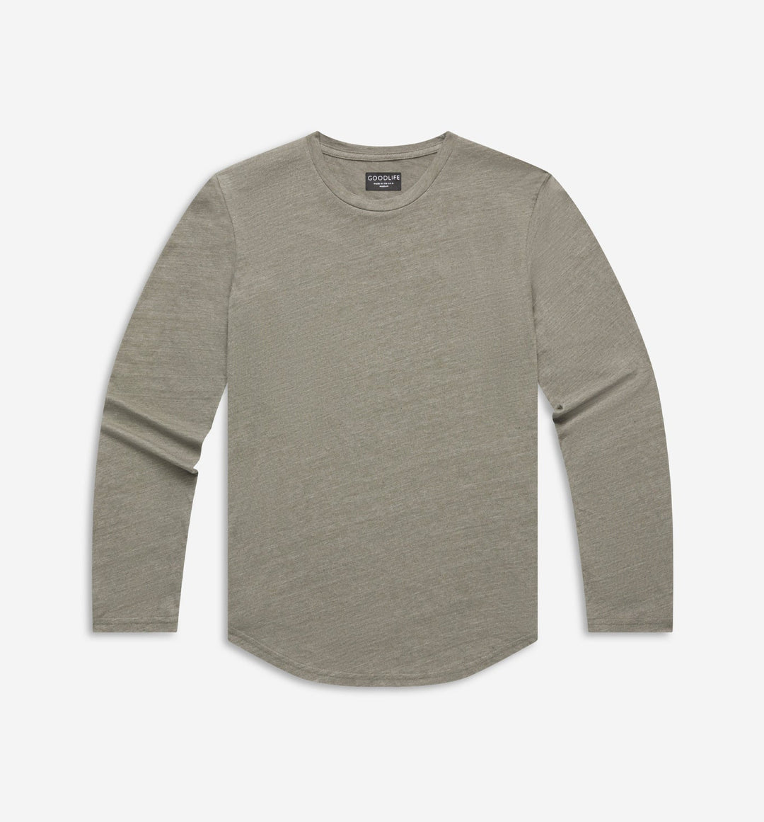 LS Tri-Blend Scallop Crew