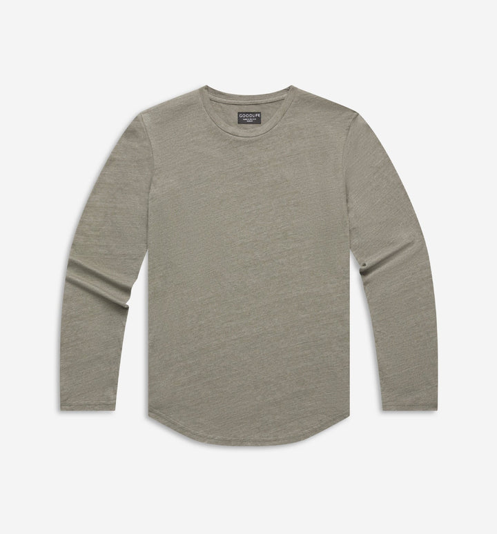 LS Tri-Blend Scallop Crew