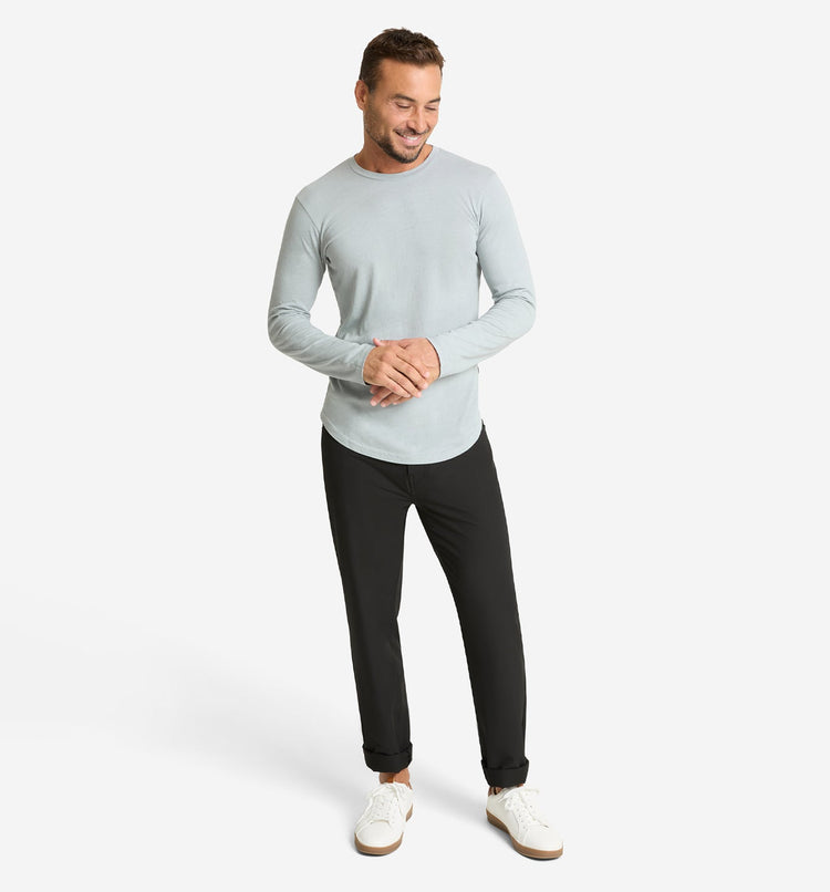 LS Tri-Blend Scallop Crew