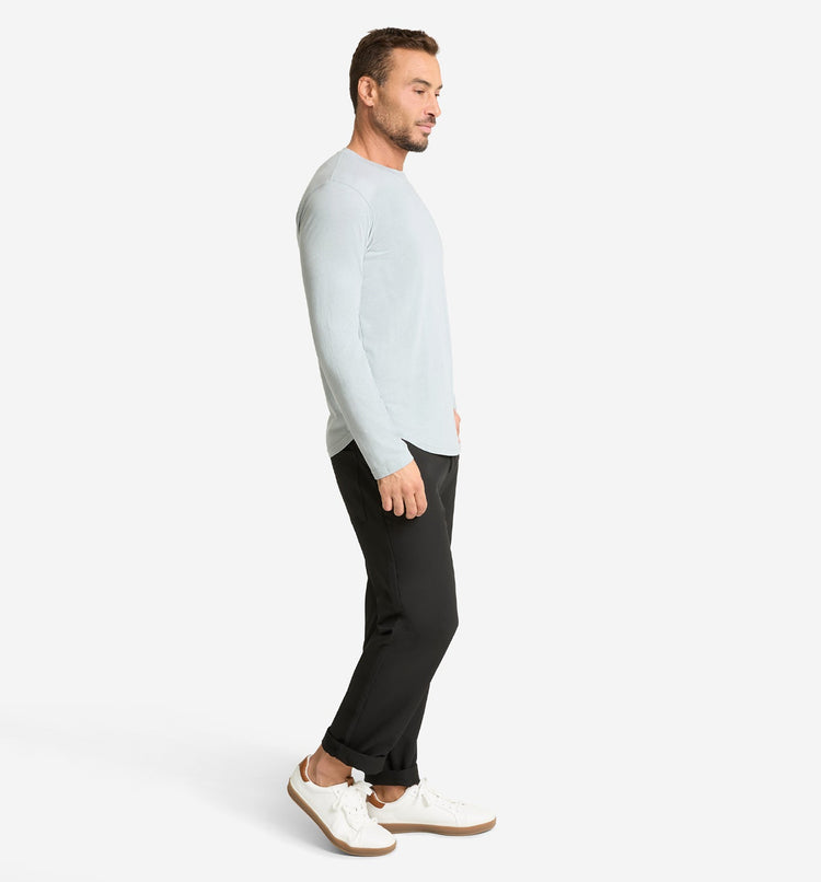 LS Tri-Blend Scallop Crew