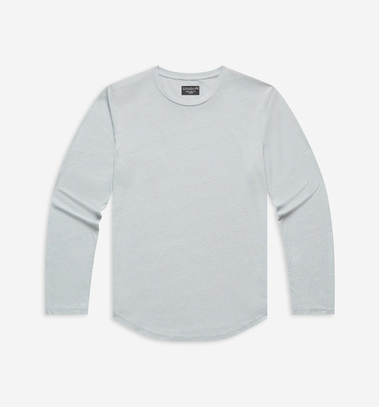 LS Tri-Blend Scallop Crew