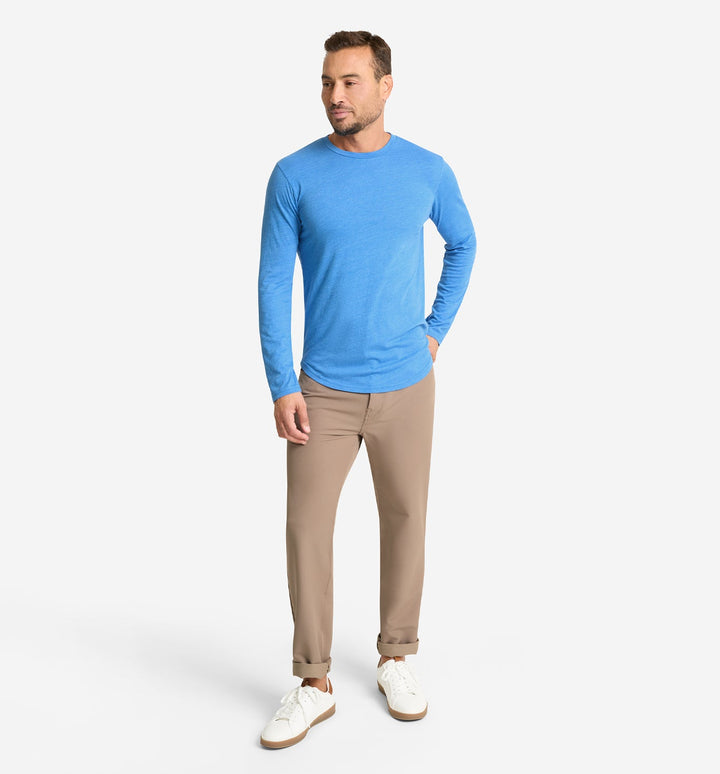 LS Tri-Blend Scallop Crew