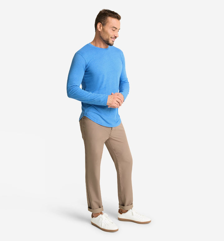 LS Tri-Blend Scallop Crew