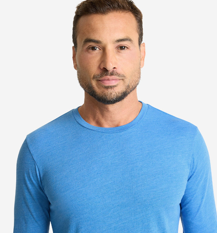 LS Tri-Blend Scallop Crew