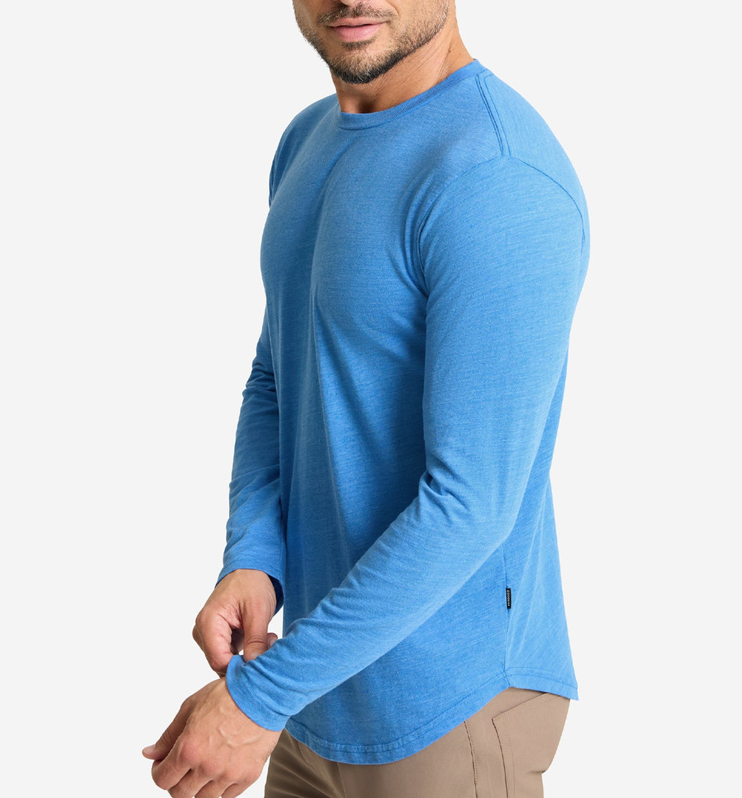 LS Tri-Blend Scallop Crew