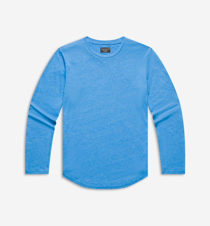 LS Tri-Blend Scallop Crew