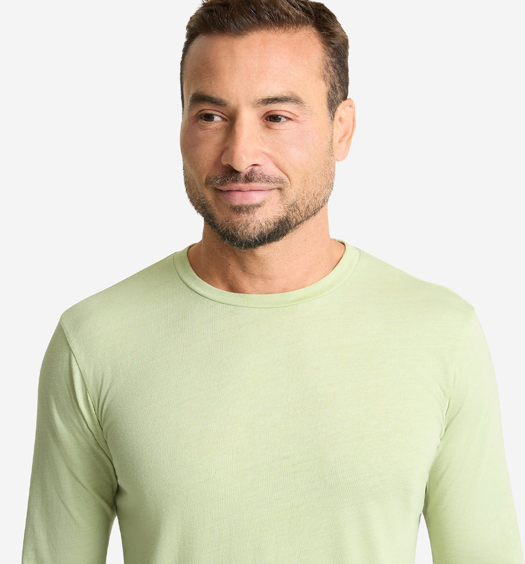 LS Tri-Blend Scallop Crew