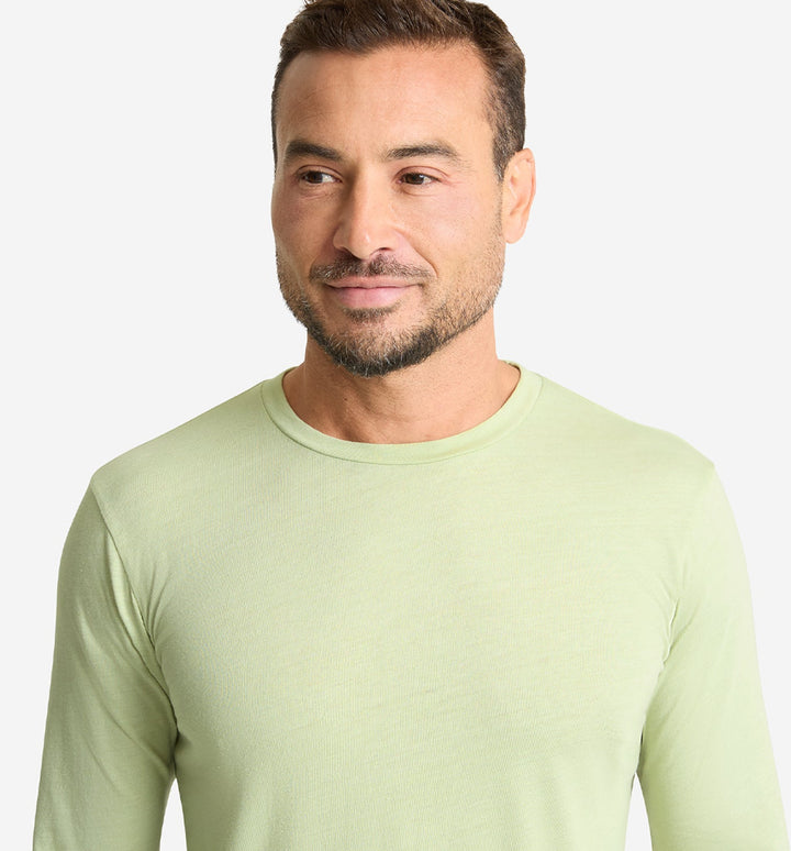 LS Tri-Blend Scallop Crew