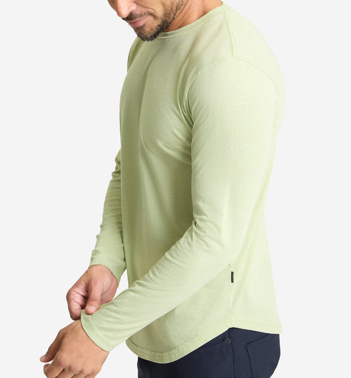 LS Tri-Blend Scallop Crew