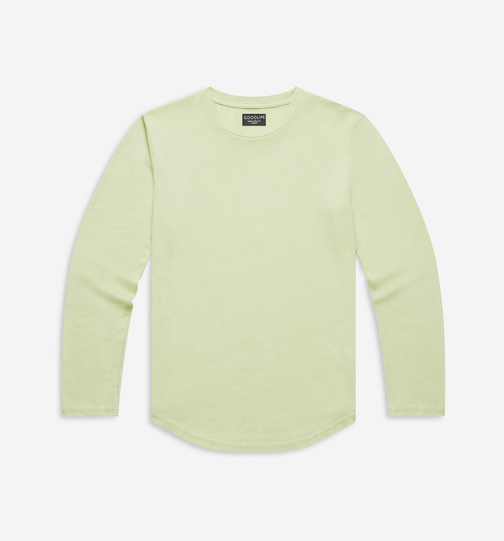 LS Tri-Blend Scallop Crew