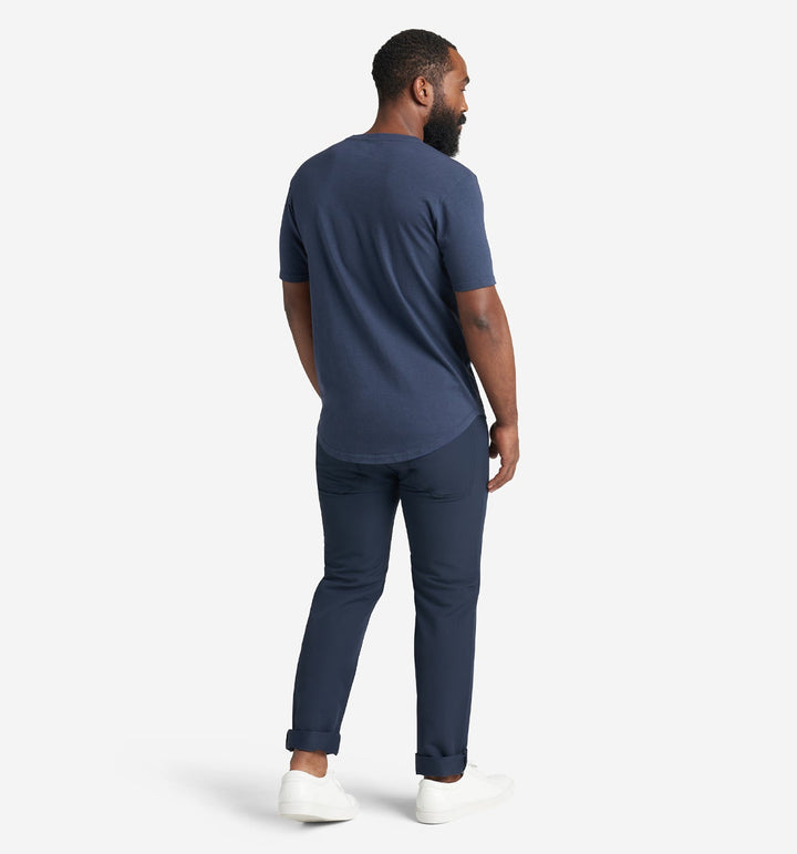 slub scallop crew midnight