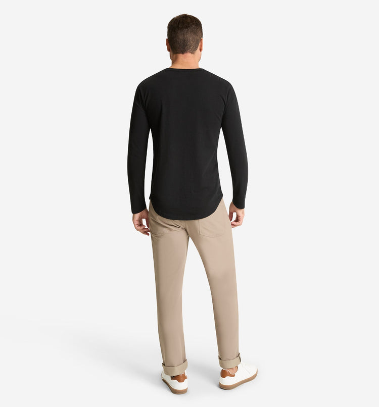 LS Slub Scallop Henley