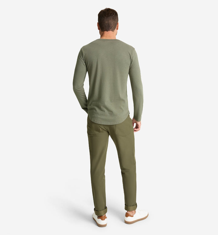 LS Slub Scallop Henley